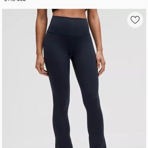 Lululemon black flared leggings. Size 0.